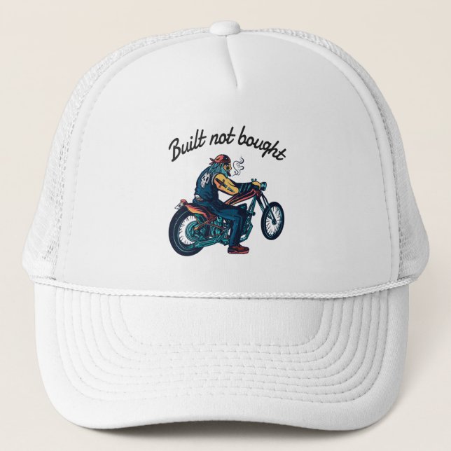 Gorra De Camionero Motocicleta no comprada (Anverso)