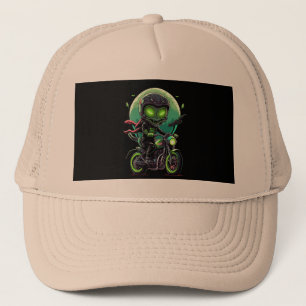 Gorra De Camionero motocicleta-persona-cercana-con-luz verde