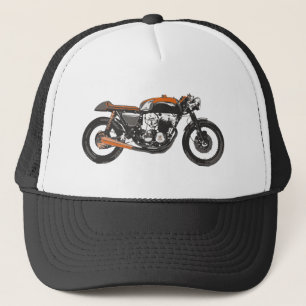 Gorra De Camionero Motocicleta simple - dibujo del corredor 750 del