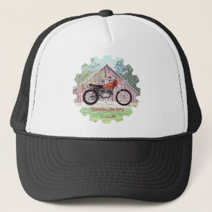Gorra De Camionero Motocicleta Yamaha 250 de 1974 obras clásicas