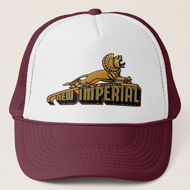 Gorra De Camionero Motocicletas Imperiales Vintage (Anverso)