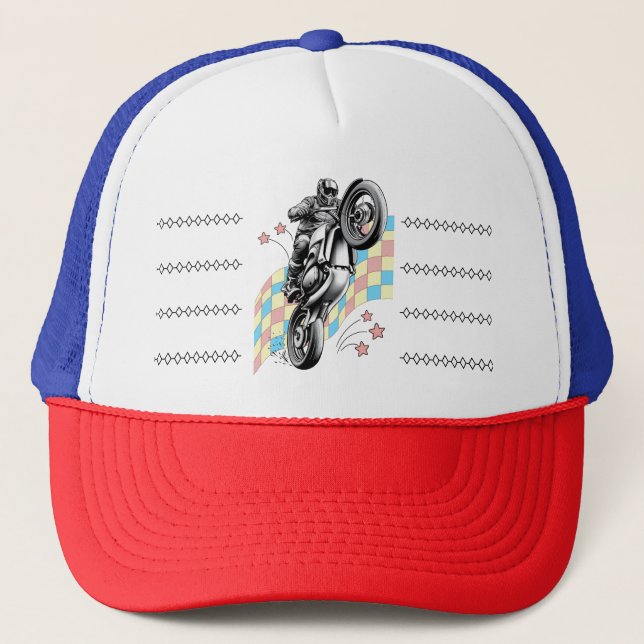 Gorra De Camionero motociclista (Anverso)