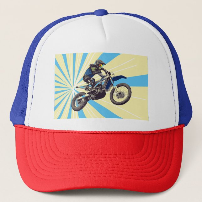 Gorra De Camionero Motocross (Anverso)