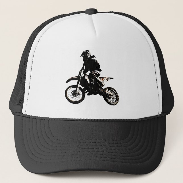 Gorra De Camionero Motocross (Anverso)