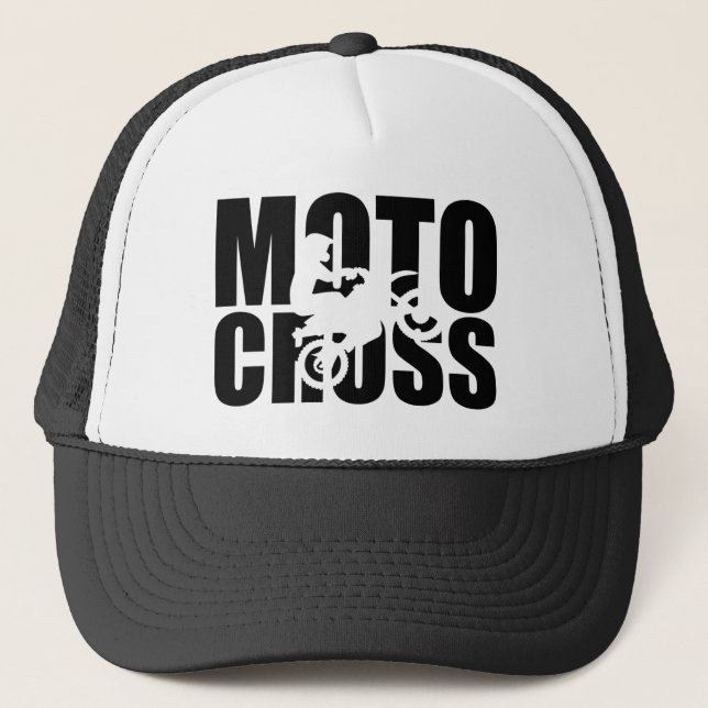 Gorra De Camionero Motocross (Anverso)