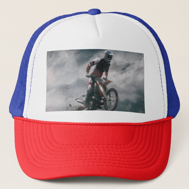 Gorra De Camionero Motocross rider (Anverso)
