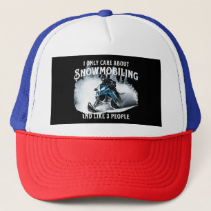 Gorra De Camionero Motonieve divertido Motonieve