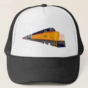 Gorra De Camionero Motor del tren: Esquema de color clásico: