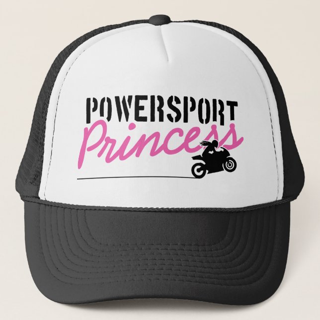 Gorra De Camionero Motorcycle Hat de Powersport de princesa Women's (Anverso)