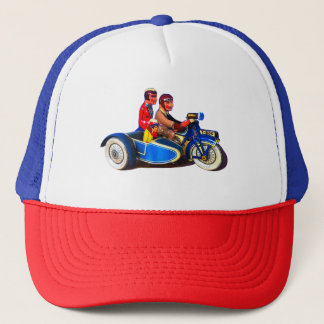 GORRA DE CAMIONERO MOTOROCICLETA FRANCESA DE RETRO + COLOR DE CAMIÓN