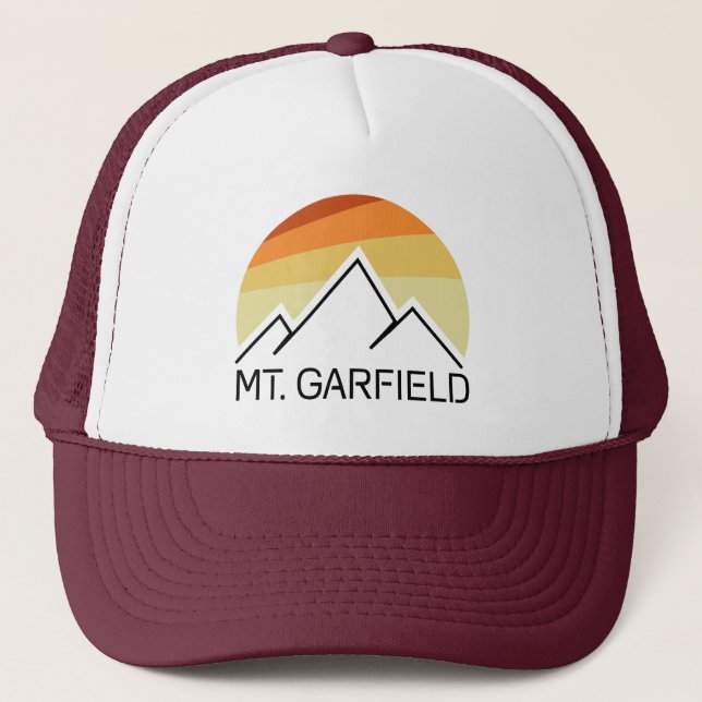 Gorra De Camionero Mount Garfield New Hampshire Retro (Anverso)