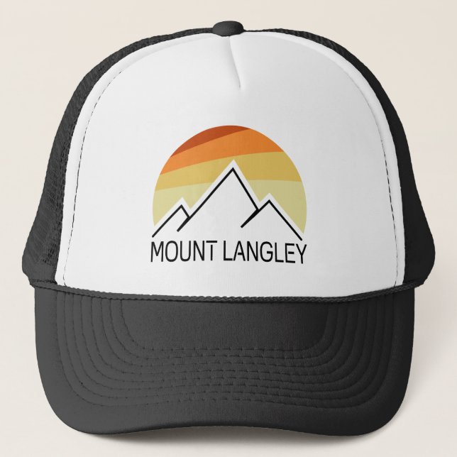 Gorra De Camionero Mount Langley California Retro (Anverso)