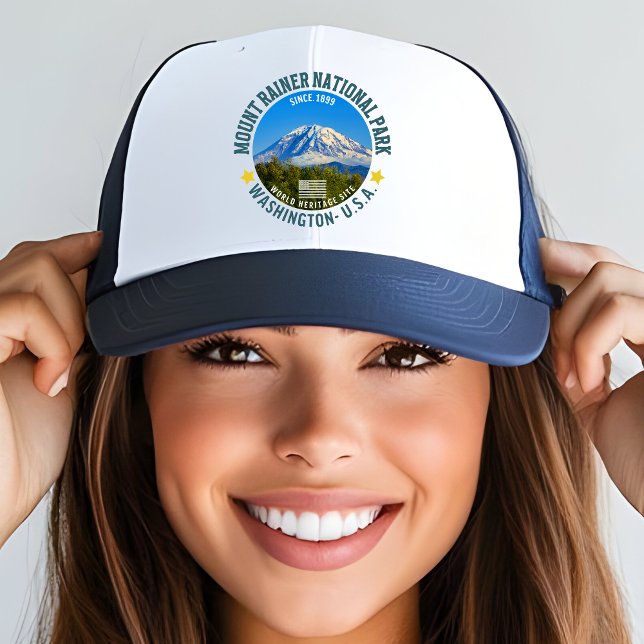 Gorra De Camionero Mount Rainier National Park Hat – Washington (Subido por el creador)