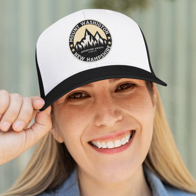 Gorra De Camionero Mount Washington Mountain Landscape Souvenir (Subido por el creador)