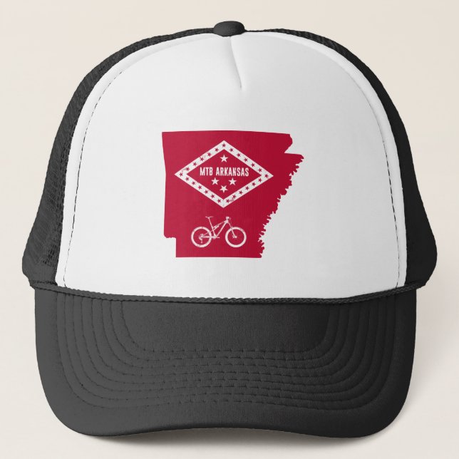 Gorra De Camionero Mountain Bike Arkansas (Anverso)