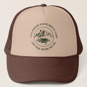 Gorra De Camionero Mountain Camping Weekend Bachelorette Party