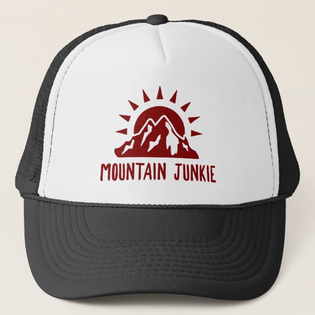 Gorra De Camionero Mountain Junkie (Anverso)