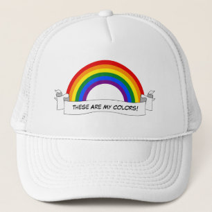 Gorra De Camionero Mousepad, orgullo LGBT del arcoiris