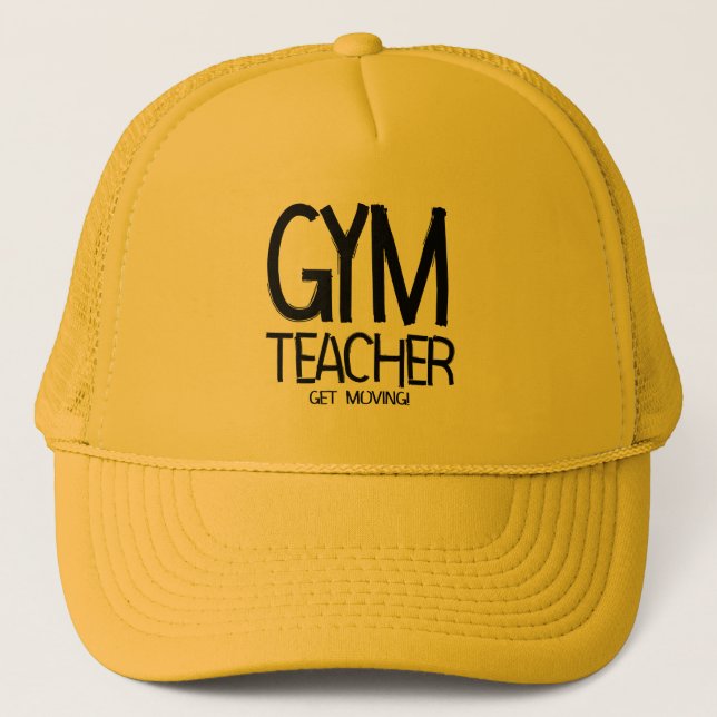 Gorra De Camionero Movimiento del profesor de gimnasia (Anverso)