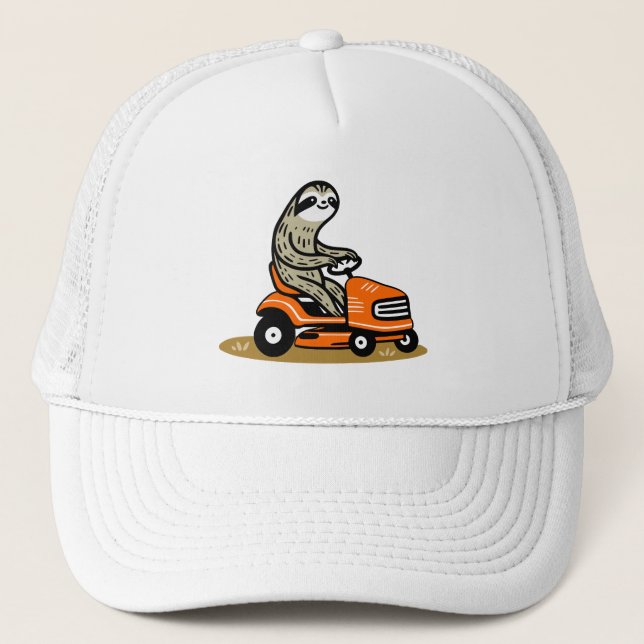 Gorra De Camionero Mowing Sloth (Anverso)