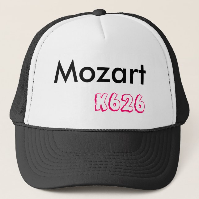 Gorra De Camionero Mozart, k626 (Anverso)
