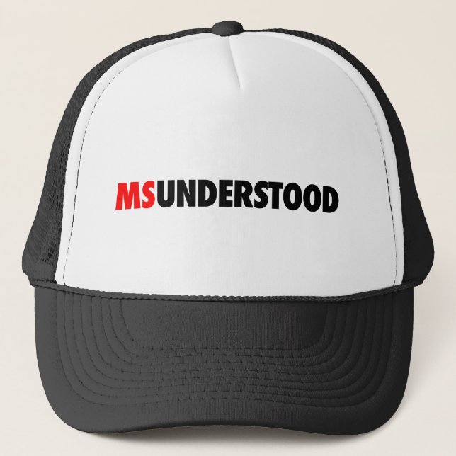 GORRA DE CAMIONERO MSUNDERSTOOD (Anverso)