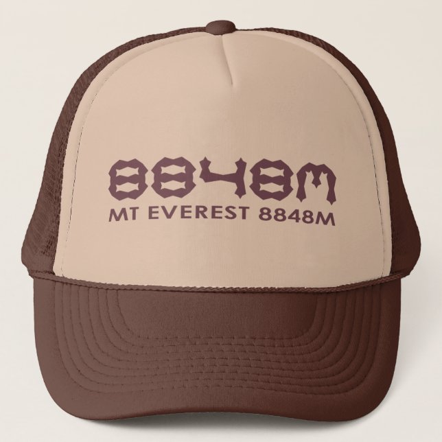 Gorra De Camionero Mt Everest - los 8848m (Anverso)