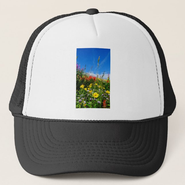 Gorra De Camionero Mt. Flores silvestres (Anverso)