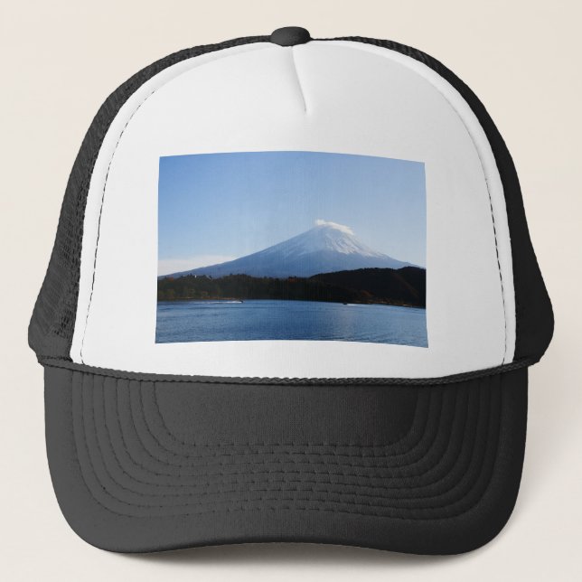 Gorra De Camionero Mt Fuji Fuji Lago Kawaguchi (Anverso)