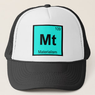 Gorra De Camionero Mt - Materialismo Filosofía Química Símbolo
