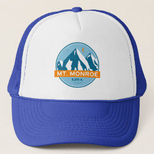 Gorra De Camionero Mt. Monroe New Hampshire Estrellas Luna