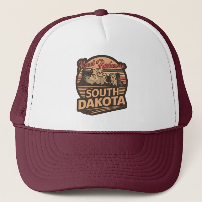 Gorra De Camionero Mt. Rushmore Dakota del Sur (Anverso)