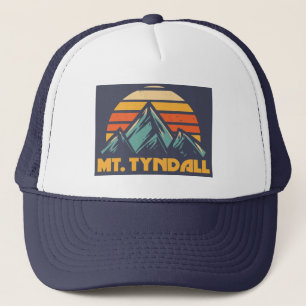 Gorra De Camionero Mt. Tyndall California Retro Turquoise