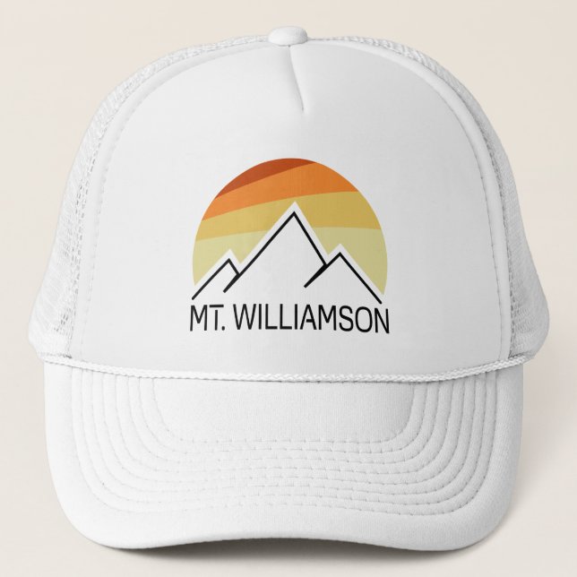 Gorra De Camionero Mt. Williamson California Retro (Anverso)