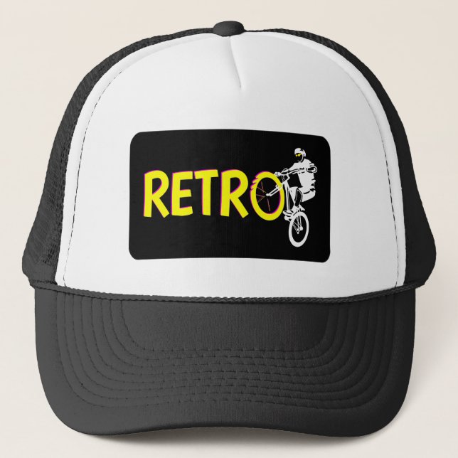 Gorra De Camionero MTB retro (Anverso)