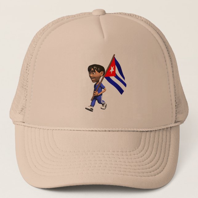 Gorra De Camionero Muchacho cubano (Anverso)