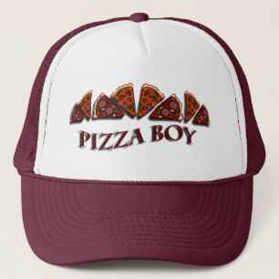 Gorra De Camionero Muchacho de la pizza