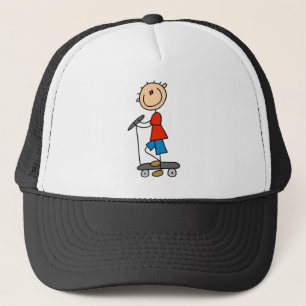 Gorra De Camionero Muchacho del palillo en la vespa