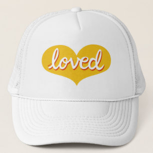 Gorra De Camionero MUCHO AMADO - Amor amarillo corazón -
