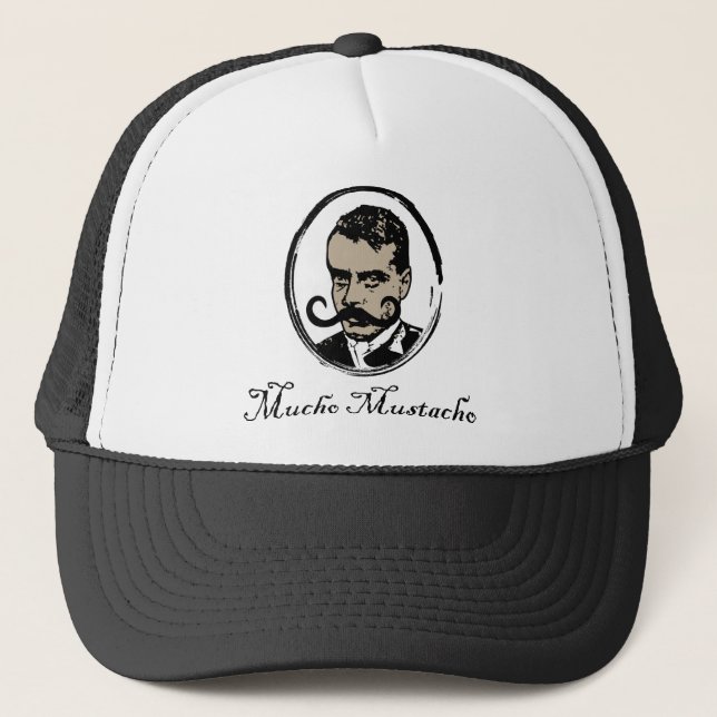 Gorra De Camionero Mucho Mustacho - Zapata (Anverso)