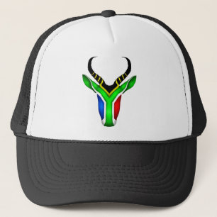 Gorra De Camionero Muelle de la bandera sudafricana