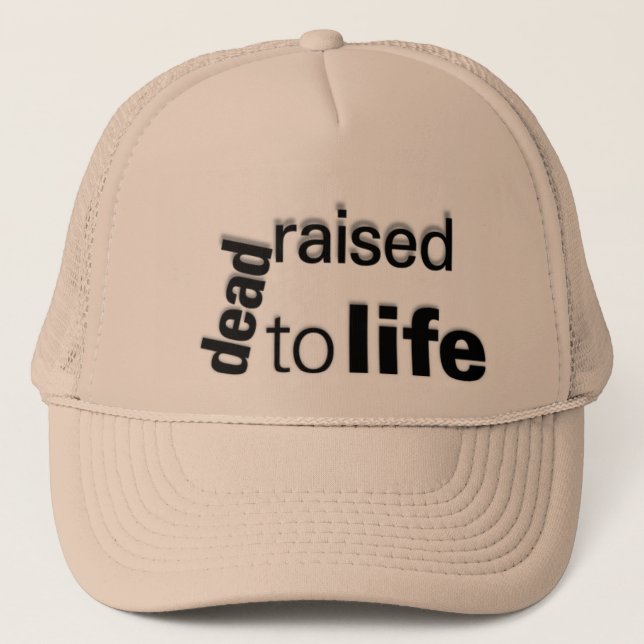 Gorra De Camionero muertos educados a la vida (Anverso)