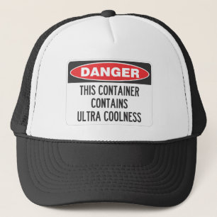 Gorra De Camionero muestra del peligro