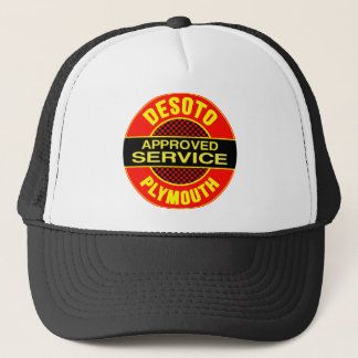 Gorra De Camionero Muestra del servicio de DeSoto del vintage