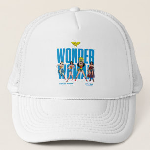 Gorra De Camionero Mujer Maravilla Leyendas Gráficas para Siempre