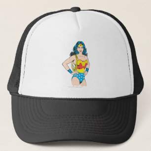 Gorra De Camionero Mujer Maravilla   Vintage Pose con Lasso