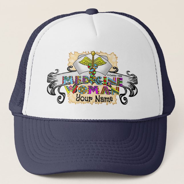 Gorra De Camionero Mujer medica (Anverso)