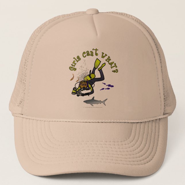 Gorra De Camionero Mujer oscura buzo (Anverso)