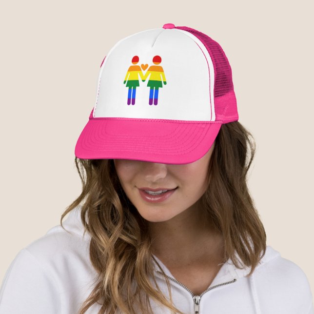 Gorra De Camionero Mujeres arcoiris (In situ)