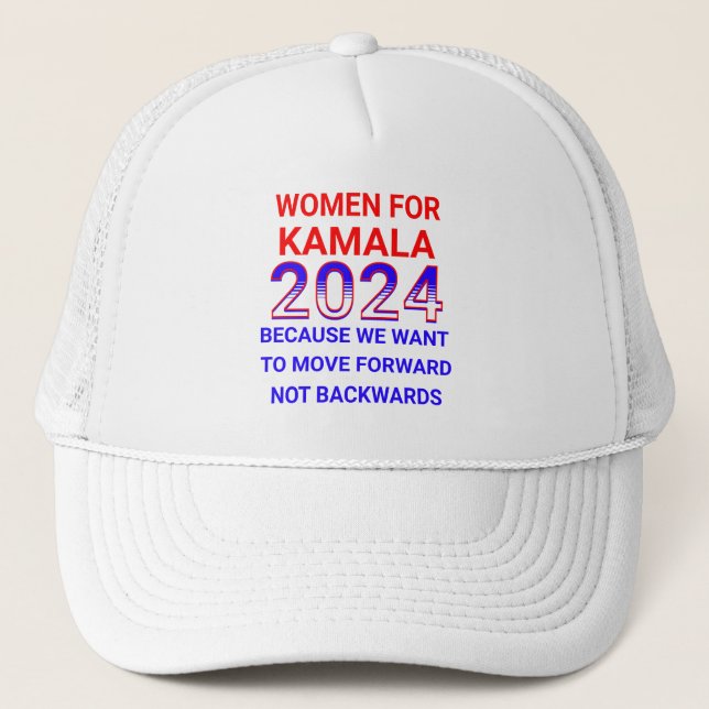 Gorra De Camionero Mujeres en las elecciones de Kamala Harris 2024 (Anverso)